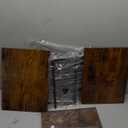 Furologee Nightstands Set 2, Bedside Table with 2 Fabric Drawers, End Table with Hooks and Shelf, for Bedroom/Living Room/Study/Hallway/Brown