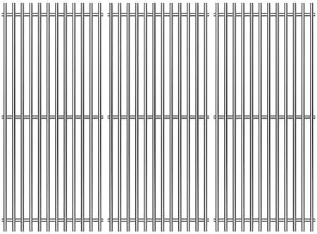 SafBbcue GR2210601-MM-00 Grill Grates for Members Mark Grill Parts Stainless Steel 19 Inch Cooking Grates for 5-Burner Members Mark Grill Replacement Parts, Perfect for Sam’s Club Grills