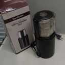 SHARDOR Coffee Grinder Electric, Spice, Herb, Grinder for Coffee Bean Spices and Seeds with 2 Removable Stainless Steel Bowls, Black