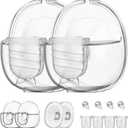 Wearable Breast Pump Parts Include Duckbill Valve, Silicone Diaphragm, 24mm Flange, Milk Collector Cup Compatible with Lansinoh Discreet Duo, Mammanuwa, Nuliie S32 Breast Pump, 2 Sets