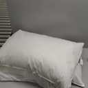 Canadian Luxury Goose Down Pillow Standard Size, 750 Fill Power, 100% Cotton with Teflon Shell- Ultra Comfort Sleep Pillows - Bed Pillows for Back, Stomach(White,Standard(Pack of 2))