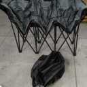 65" Triple Style Tri Camp Chair with Steel Frame and Carry Bag by Trademark Innovations