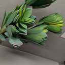 2 Pcs Large Artificial Succulent Plants, 20.8-Inch Sage Green Spiky Rosettes, 3 Heads Each, UV-Resistant Unpotted Fake Plants for Outdoor Planters and Indoor Centerpiece Decor
