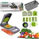 12 in one Pro Series Dice Shred Slice Vegetable Chopper Utensil, 4.75x4.75x13