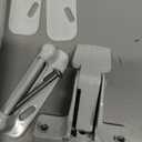 Prime-Line K 5145 Screen and Storm Door Push Button Latch Set With Night Lock  Replace Old or Damaged Screen/Storm Door Handles  White Finish, Fits Doors 5/8  1-1/4 in. Thick (Single Pack)