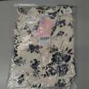 Jouica Women's Fall Casual 3/4 Ruffled Sleeve Chiffon Blouse Tops for Women (S)