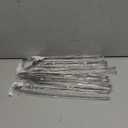 meekoo 6 Pcs 11 Inches Stainless Steel Korean BBQ Grill Tongs Japanese Barbecue Tongs for Cooking Portable Kitchenware Home Outdoor Steak Salad Food