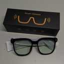 AI Smart Glasses with Camera and Audio, 8MP HD Camera Glasses for Men Women with Voice Assistant, 1080P Recording Sunglasses with Real-Time Translation, Open-Ear Audio for Vlogging, Travel, Business