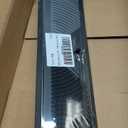 18 Inch Baseboard Register (Duct Opening Size) - Baseboard Vent Covers for Home - Easy Adjust Air Supply Lever Floor Baseboard Diffuser (Black)