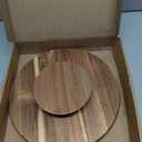 Wood Cake Stand, Acacia Cake Stand for Wedding Birthday, Wooden Serving Platter for Appetizers and Desserts (12 inch)