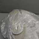 BIOLINEN 100% Cotton Terry Shawl Collar Bathrobe with Slippers (One Size, White)