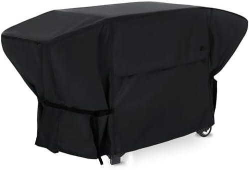 NettyPro Griddle Cover for Blackstone 36 inch Griddle Waterproof UV Resistant 4 Burner Flat Top Gas Grill Cover for Blackstone 36" Griddle Cooking Station and Camp Chef FTG600, Black