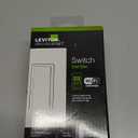 Leviton Decora Smart Switch, Wi-Fi 2nd Gen, Neutral Wire Required, Works with Matter, Alexa, Google Assistant, Apple Home/Siri & Wired or Wirefree 3-Way, D215S-1RW, White