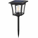 Solar Lamp Post with Planter,Planters Outdoor Garden Decorations Metal Flower Pots Outdoor,Solar Lanterns Front Porch Decor for Deck,Yard,Patio