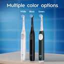 Oral-B Rechargeable Electric Toothbrush, iO2 Starter Kit, 3 Cleaning Modes, Automatic Pressure Sensor to Protect Gums, 2 Brush Heads, Forest Green