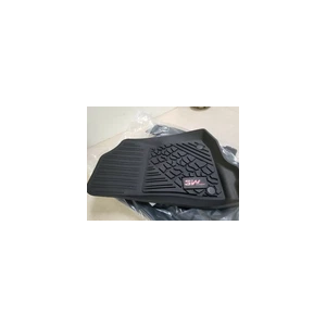 3W Floor Mats Compatible for Jeep Wrangler JL 2018-2021 W/ Red Logo TPE Liner