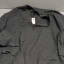 Tommy Hilfiger mens Bill Qz Mock Sweatshirt, Grey Stone, Large US