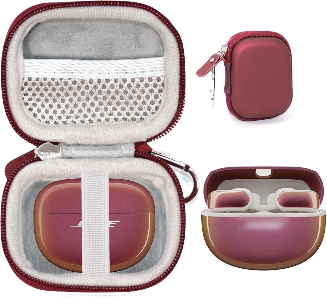 CaseSack Case for Bose Ultra Open Bluetooth Earbuds (Wine)