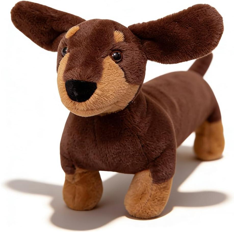 Dachshund Stuffed Animal, Soft Dachshund Pillow Plush Dog Stuffy 23.6" | dachshund gifts, dachshund lover gifts, cute dog stuffed animal, stuffed animals for dogs