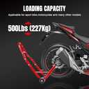 Motorcycle Stand Rear Combo Wheel Lift Stands, 500Lbs Capacity,Swingarm Spool Paddock Stands for Sport Bike,Fit for Yamaha, for Honda, Suitable for Kawasaki (Red)