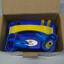 NuLink Balloon Pump Electric Portable Dual Nozzle Balloon Blower Pump Inflation for Decoration, Party (Blue, Yellow)