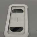 Lamicall Shower Phone Holder Waterproof - 480 Rotatable Retractable Adjustable Shower iPhone Case Holder, Bathroom Wall Phone Mount Stand Water Proof Anti Fog Case, Accessories for 4-7" Cellphones (Snow White)