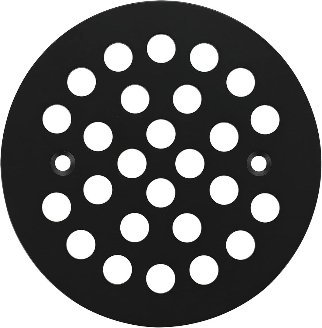 4-1/4 Inch Screw-in Shower Drain Cover Replacement Floor Strainer - Brushed Nickel, Brushed Gold, Oil Rubbed Bronze, Chrome, Antique Bronze, Black 4-1/4 Inch Screw-in Shower Drain Cover Replacement Floor Strainer - Brushed Nickel, Brushed Gold, Oil Rubbed Bronze, Chrome, Antique Bronze, Black