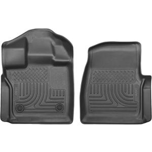 Husky Liners Weatherbeater Floor Mats | Fits 2015-2026 Ford F-150 Standard CAB | Front Row, 2-pc Black - 18351