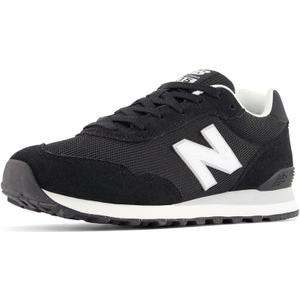 New Balance Men's 515 V3 Sneaker (12, Black/White/Aluminum Grey)