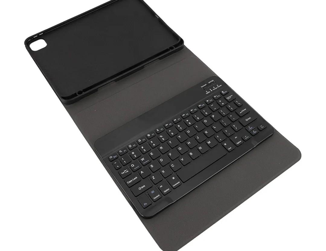 Keyboard Case for iPad (A16) 11th/10th Generation (2025/2022), Detachable Wireless Keyboard, Stand Folio Keyboard Cover with Pencil Holder, Thin & Light (Black)