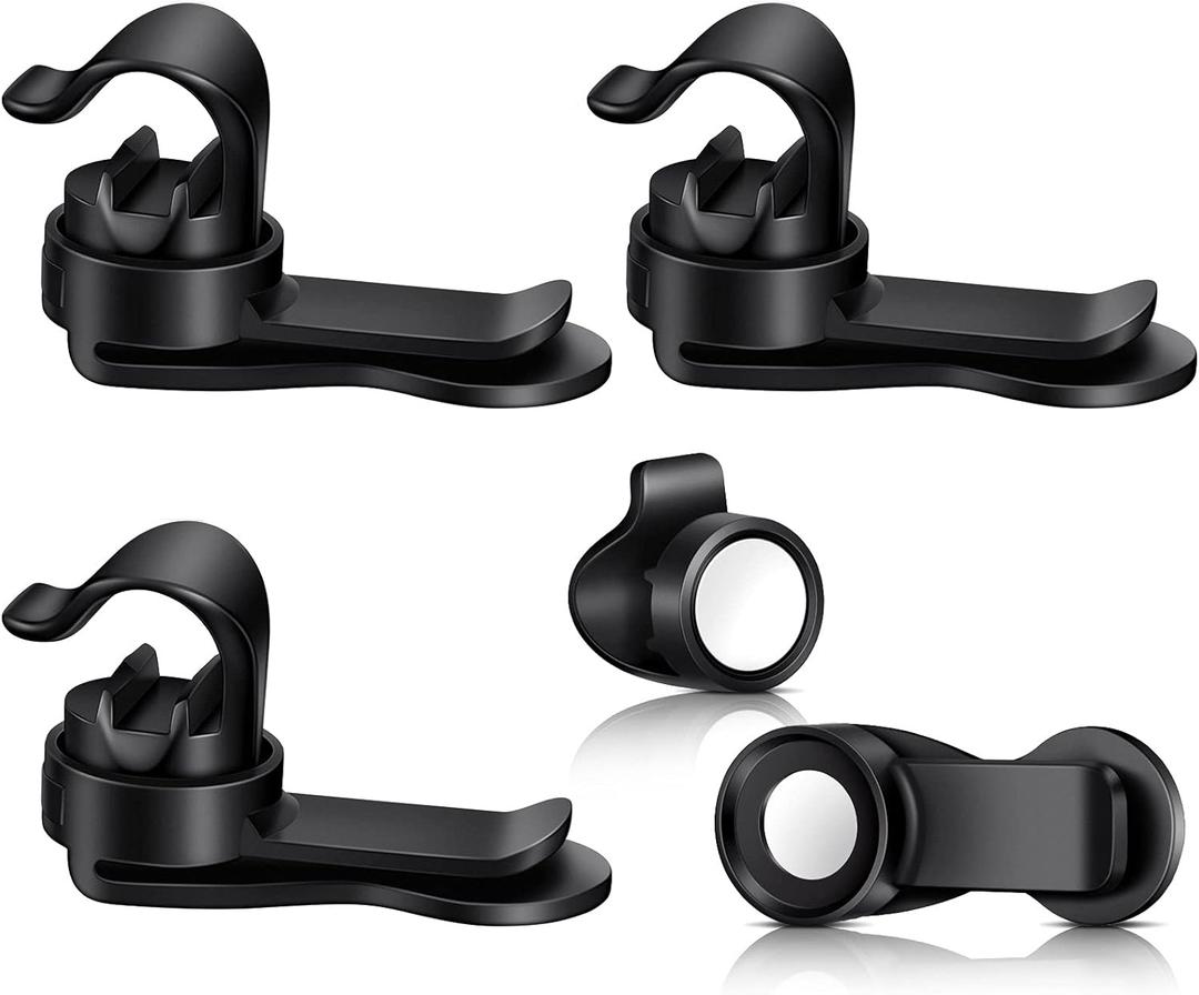 Moxweyeni 3 Pcs Bladder Clip Water Tube Hydration Hose Magnetic Clip Military Backpack Tactical Backpack Accessories Source Hydration Pack Water Bladder Holding Drinking Valve Tube in Place (Black)