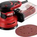 SKIL 5 Random Orbital Sander with Cyclonic Dust Box & 3pc Sanding Sheet - SR211601, Multicolor