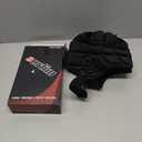 Rugby Helmet Soft Shell Helmets for Flag Football Scrum Cap Soft Helmet for Kids Youth (Small, black)