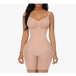 FeelinGirl Shapewear Bodysuit for Women Tummy Control Body Shaper Seamless Faja Sculpting Snatched Waist Body Suit XL - XXL