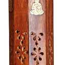 Handmade Buddha Wooden Incense Cone Tower Incense Stick Burner Stand Holder Ash Catcher Home Decor Utilities & Accessories
