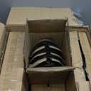 LOVECASA Black Plates and Bowls Sets for 4, Porcelain Dinnerware Sets 16 Piece Gold Splash Glaze Ceramic Dish Set, Round Dinner Set with Mugs, Dishwasher Microwave Safe