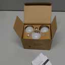E12 Candelabra Globe Bulbs 6W 120V Daylight White 5000K 5-Pack