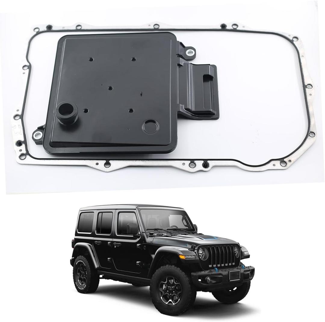 850RE Transmission Filter with Aluminium Gasket For Jeep Gladiator 2021-2023 Wrangler 2021-2022,Replaces OE 68417054AB