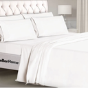 Mueller UltraTemp 6 PC Queen Sheet Set - Ultra-Soft Luxury Series, Cooling & Breathable Hotel Luxury Bed Sheets, Deep Pocket Wrinkle-Free Oeko-TEX, White
