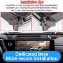 Car Phone Holder Center Console Organizer Tray for Chevrolet Chevy Colorado 2023 2024 2025 2026 and GMC Canyon 2023-2026 Auto Interior Accessories Best Cell Phones Mount Cellphone Screen Stand