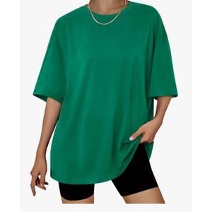 Trendy Queen Womens Oversized Summer T Shirts Fashion Workout Plus Size Tops Short Sleeve Beach Vacation Gym Clothes 2025 3XL