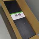 Vervida 3 Pack Black Floating Shelves,24" W x 7.9" D x 1.5" H, Holds Up to 37 Lbs, Ideal for Living Room, Bedroom, Bathroom, Kitchen, Office, Storage, Display, with Invisible Brackets Wall Shelves