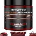 Leather Recoloring Balm Leather Repair Kit for Furniture Leather Dye for Furniture Car Seats Shoes Repair Leather Dye for Scratched and Faded Leather - Maroon
