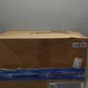 Love's cabin Seersucker Navy Blue King Size Comforter Set, 7-Piece All Season Lightweight Bed in a Bag Bedding Set with Comforter, Flat Sheet, Fitted Sheet, Pillowcases and Shams | Soft, Breathable, Lightweight (King (102"X90"))