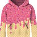 Ahegao Boys Hoodies 6-16 Years Boy Cool Sweatshirts for Kid 3D Prints Pullover 