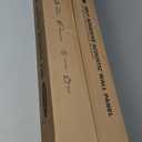 Art3dwallpanels 10 Pack Acoustic Panels, 48" X 12" X 0.35" Soundproof Wall Panels, Self Adhesive High Density Sound Absorbing Acoustic Treatment for Recording Studio, Office, Black