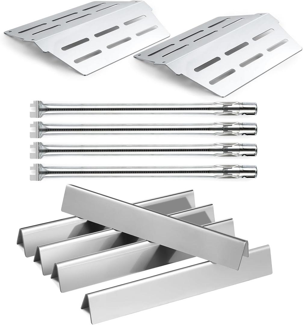 Genesis E330 4 Burner Series Grill Parts 7621 Flavorizer Bars Heat Deflectors Sear Burner Replacement Parts for Weber Genesis 300 Parts E-330 S-330 EP-330 GBS E-310 S-310 E-320 Grill Parts