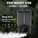 Coospider 5L Reptile Fogger Humidifier, Automatic Humidifiers for Reptiles Tank, Terrarium Humidifiers with Timer and Humidity Control, Reptile Misting System for Reptiles Amphibians Herps Vivarium
