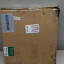 Keter City 30 Gallon Resin Outdoor Storage Box and Patio Furniture Side Table for Pool and Garden Accessories, Brown