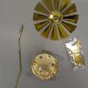 Mobestech Rotating Candle Holder Metal Eiffel Tower Spinning Tealight Holder Rotary Candle Holder Spining Metal Holder for Christmas Valentines Day